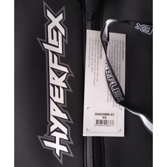 HYPERFLEX Men's 2.5mm Shorty Springsuit Wetsuit Short John Size Extra Small XS - Picture 6 of 7